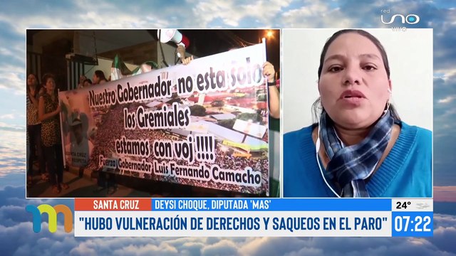 El 'MAS' niega que exista persecución política contra líderes cruceños #RedUno #ElMañanero #MAS #Gobierno