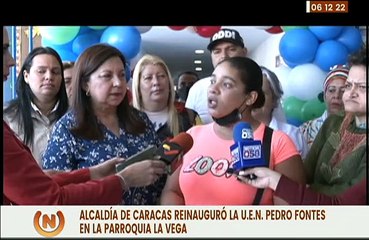 Terminan rehabilitación de la U.E.N Pedro Fontes para beneficiar cerca de 250 niños en Caracas