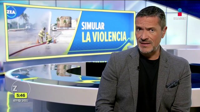 Realizan simulacro de coche bomba en Coatzacoalcos, Veracruz