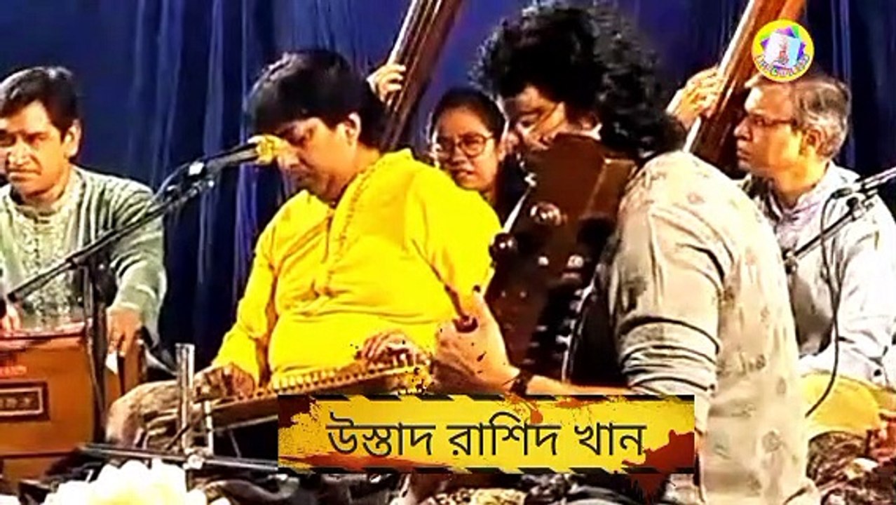 Ustad Rashid khan  in indian classical music vocal function