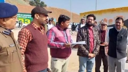 सीधी: टनल लोकार्पण के पूर्व कमिश्नर ने किया निरीक्षण