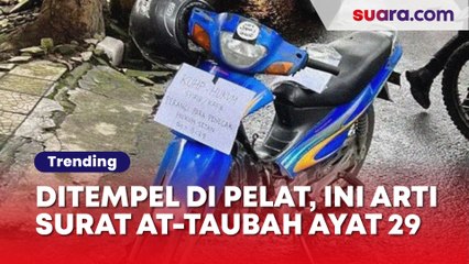 Ditempel di Motor Pelaku Bom Bunuh Diri Polsek Astanaanyar, Ini Arti Surat At Taubah Ayat 29