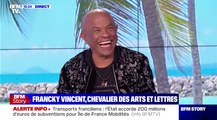 Zapping du 07/12 : Francky Vincent nommé Chevalier des Arts et des Letttres