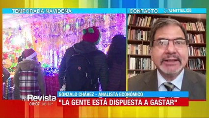El economista Gonzalo Chávez se refiere a las fiestas de fin de año
