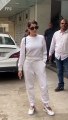 Nora Fatehi spotted in all-white outfit in Bandra