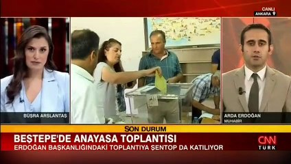 Beştepe'de Cumhurbaşkanı Erdoğan başkanlığında Anayasa toplantısı