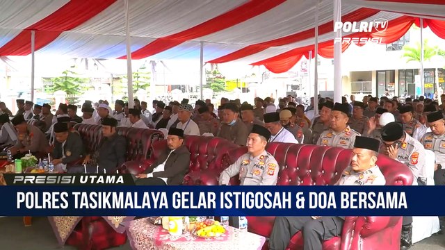 Polres Tasikmalaya Gelar Istigosah Dan Galang Dana Bagi Korban Bencana Cianjur
