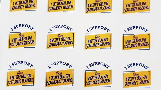 Teachers Strike - Members of the SSTA and NASUWT unions are taking part in the first of two days of industrial action across Scotland in their ongoing pay dispute