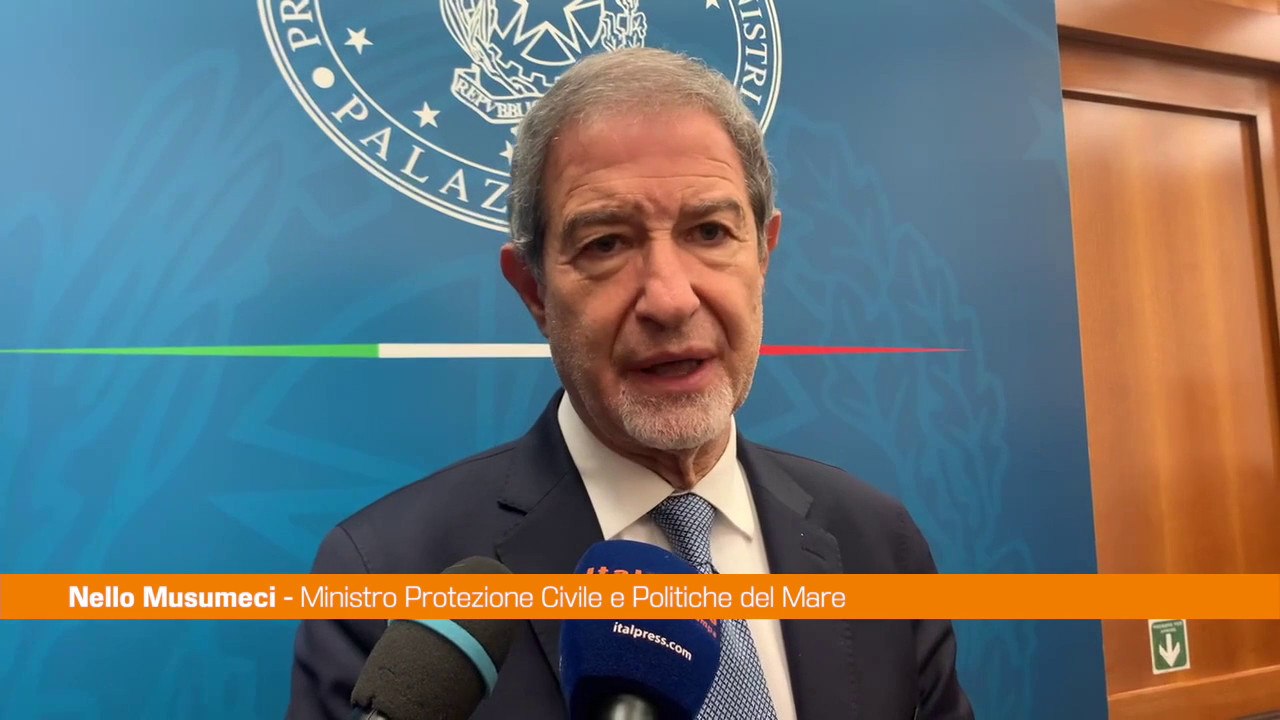 Protezione Civile, Musumeci "Sicurezza del territorio è una priorità"