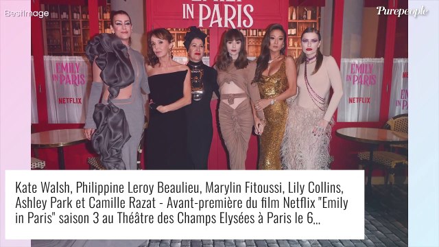 Emily in Paris : Philippine Leroy-Beaulieu présente sa grande fille, Lily Collins amoureuse et side-boob d'une star