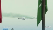 Çin Devlet Başkanı'nın uçağına Suudi Arabistan uçakları eşlik etti