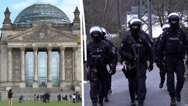 Projet d'attentat sur le parlement allemand: 25 arrestations de membres des Citoyens du Reich qui