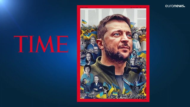 Украинский лидер Владимир Зеленский назван человеком года по версии журнала Time