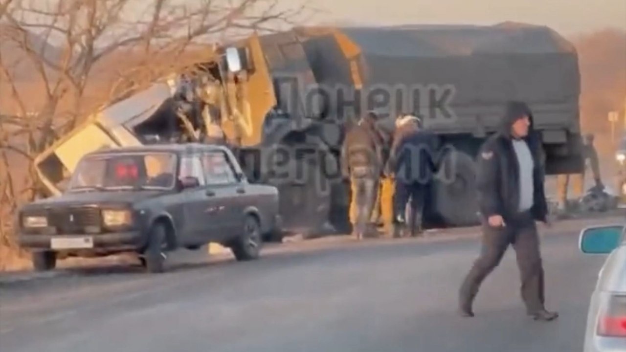 Ukraine: 16 Tote bei Unfall mit russischem Militär-Lkw