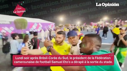 Qatar 2022 - Quand Eto’o déraille et agresse physiquement un YouTuber algérien