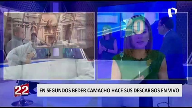 Beder Camacho pide al Congreso que voten a favor de la vacancia presidencial