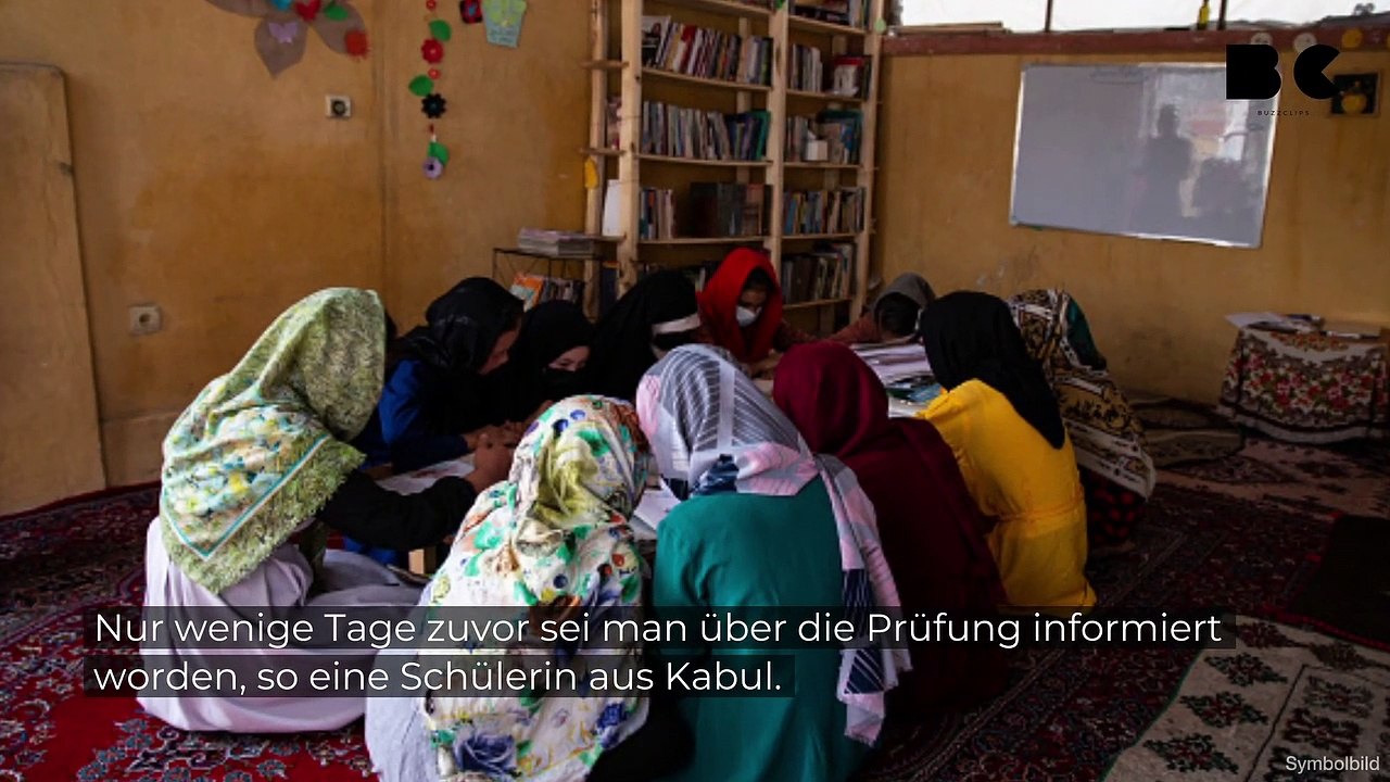 Taliban erlauben Mädchen Abschlussprüfungen zu schreiben