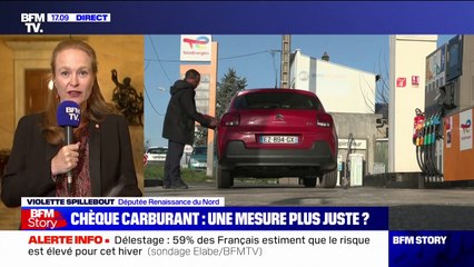 Pour Violette Spillebout, la création d'une indemnité carburant pour les travailleurs modestes est "un signe fort"