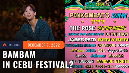 GOT7’s BamBam, Sunmi, Pink Sweat$ to headline Wavy Baby Festival in Cebu
