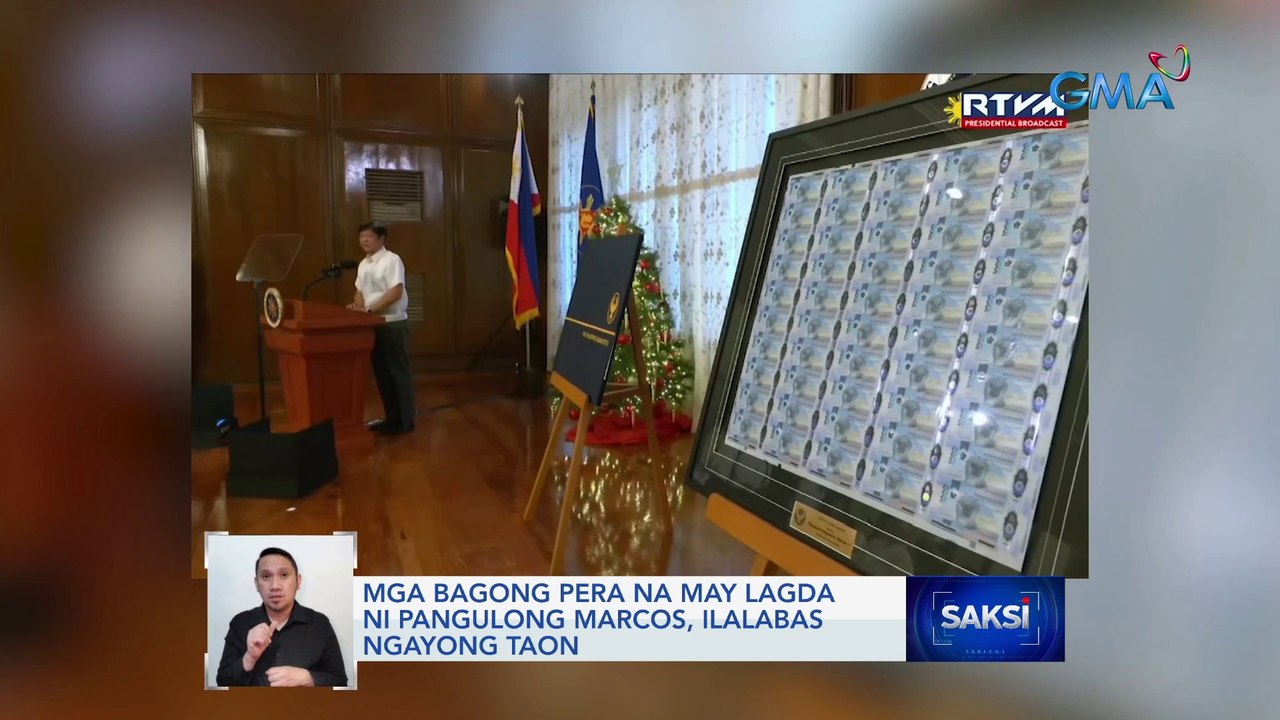 Mga bagong pera na may lagda ni Pangulong Marcos, ilalabas ngayong taon | Saksi