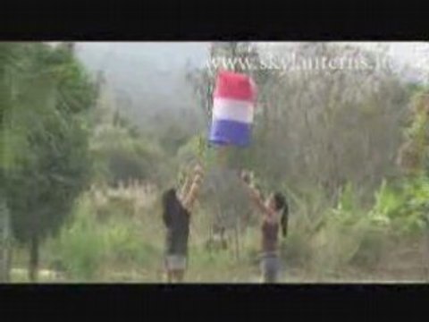 Flag Sky Fire Lanterns - Got a flag you want printed?