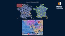prévisions météo villes du mercredi 7 décembre 2022