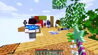 Trapped on a ONE BLOCK PRESENT in Minecraft!