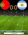 Argentina vs portugal (messi vs ronaldo )