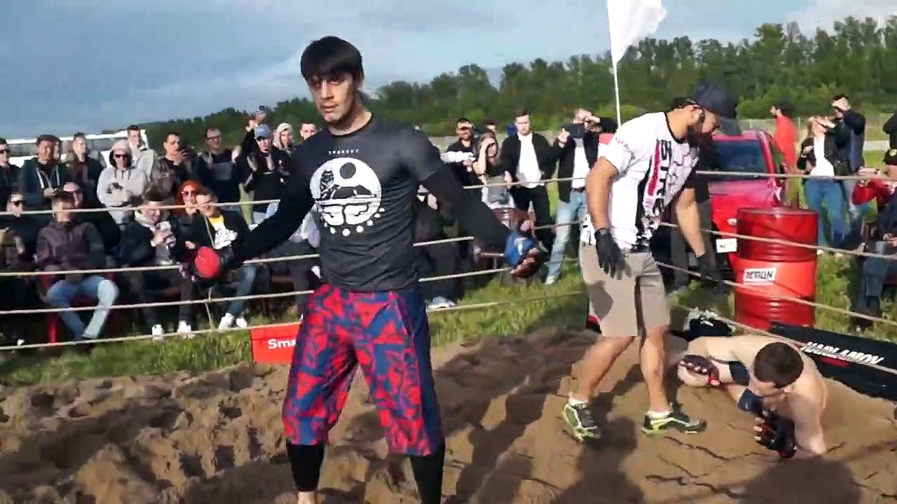 The MOST BRUTAL KO's and fight by Zelemkhan Machine-Gunner - STRELKA FIGHT CHAMPIONSHIP -