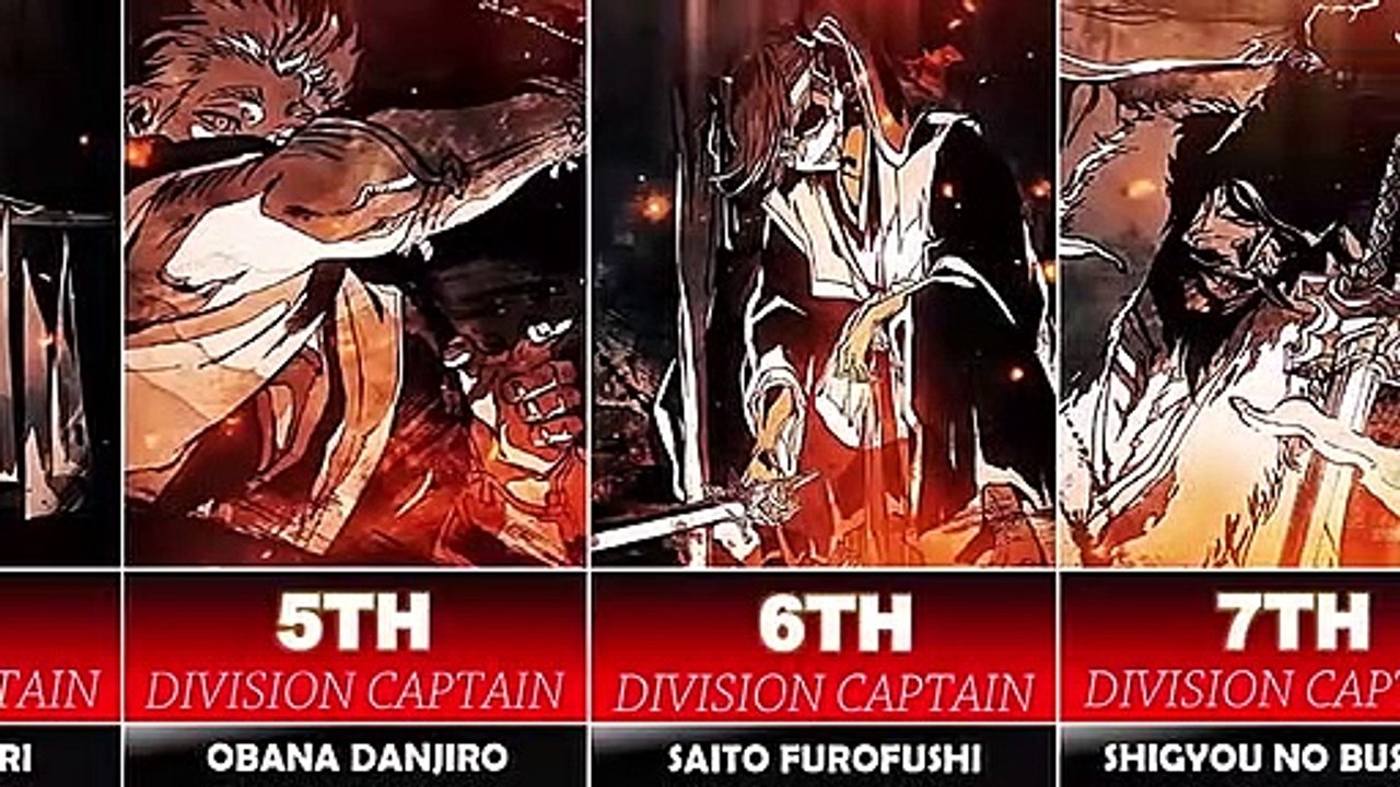 Original GOTEI 13 Captains in Bleach