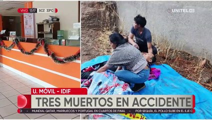 Tres personas fallecidas luego de que un minibús pierda el control en la vía antigua a Santa Cruz