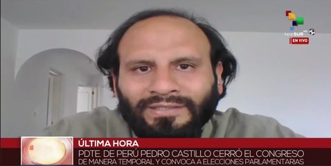 Presidente de Perú declara estado de emergencia excepcional para restablecer la democracia