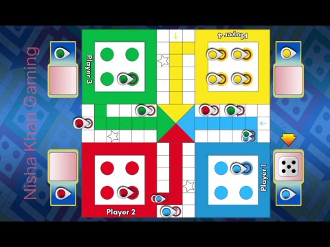 Ludo King Game | Ludo King 4 Players Game Play | Ludo Gameplay