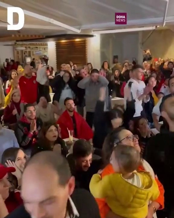 Mass celebrations break out in Moroccan capital after World Cup victory