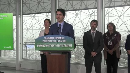 Kanada Başbakanı Trudeau, Montreal'de basın toplantısı düzenledi