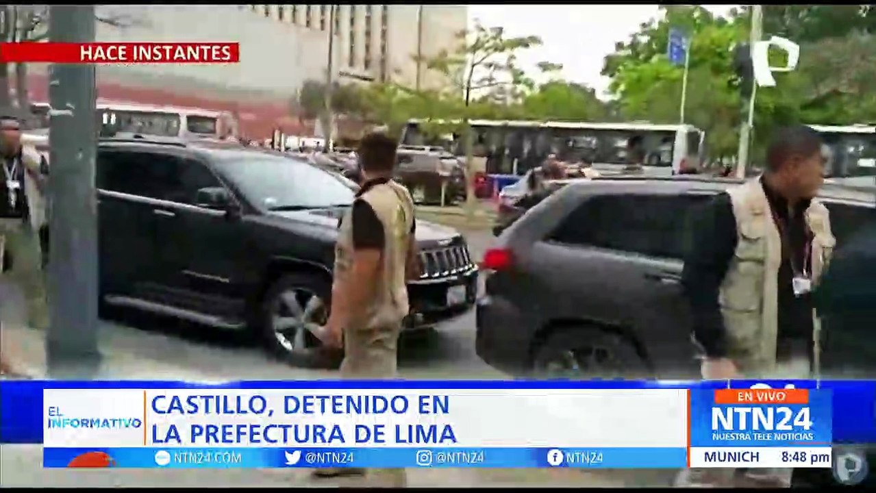 Pedro Castillo detenido