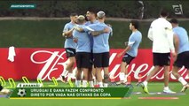Tiago Salazar mostra bastidores do Uruguai na véspera do jogo decisivo contra Gana