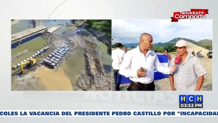 Habitantes de varias comunidades de Olanchito protestan para que no se lleven alcantarillas