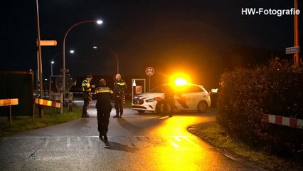 Auto van de weg door achtervolging na mislukte vuurwerkdeal