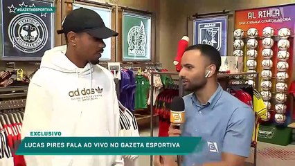 Lateral do Santos, Lucas Pires fala sobre futuro do time com a chegada do técnico Odair Hellmann