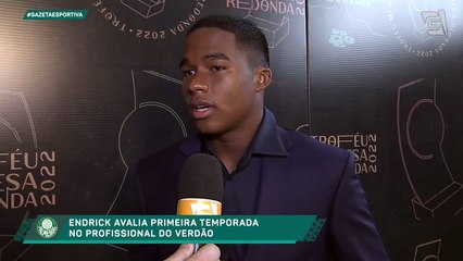 Após temporada de estreia, Endrick projeta 2023 pelo Palmeiras