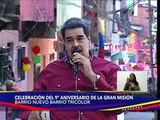 Presidente Nicolás Maduro celebra 9° Aniversario de la Gran Misión Barrio Nuevo Barrio Tricolor