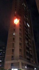 Incêndio em prédio no Papicu em Fortaleza
