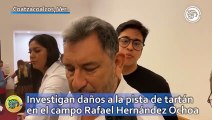 Investigan daños a la pista de tartán en el campo Rafael Hernández Ochoa