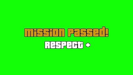 GTA Mission Passed Green Screen