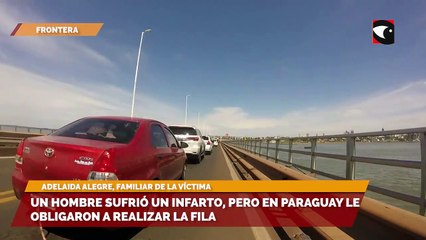 Un hombre sufrió un infarto, pero en Paraguay le obligaron a realizar la fila