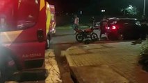 Jovem se fere em colisão no Bairro Santo Inácio