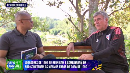 Ex-goleiro recorda reunião entre jogadores brasileiros antes do Mundial de 1994.mp4