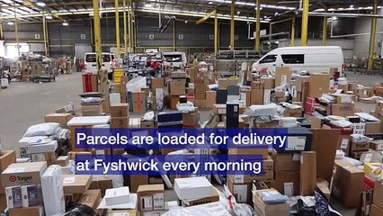 A look behind the scenes at the Christmas mail