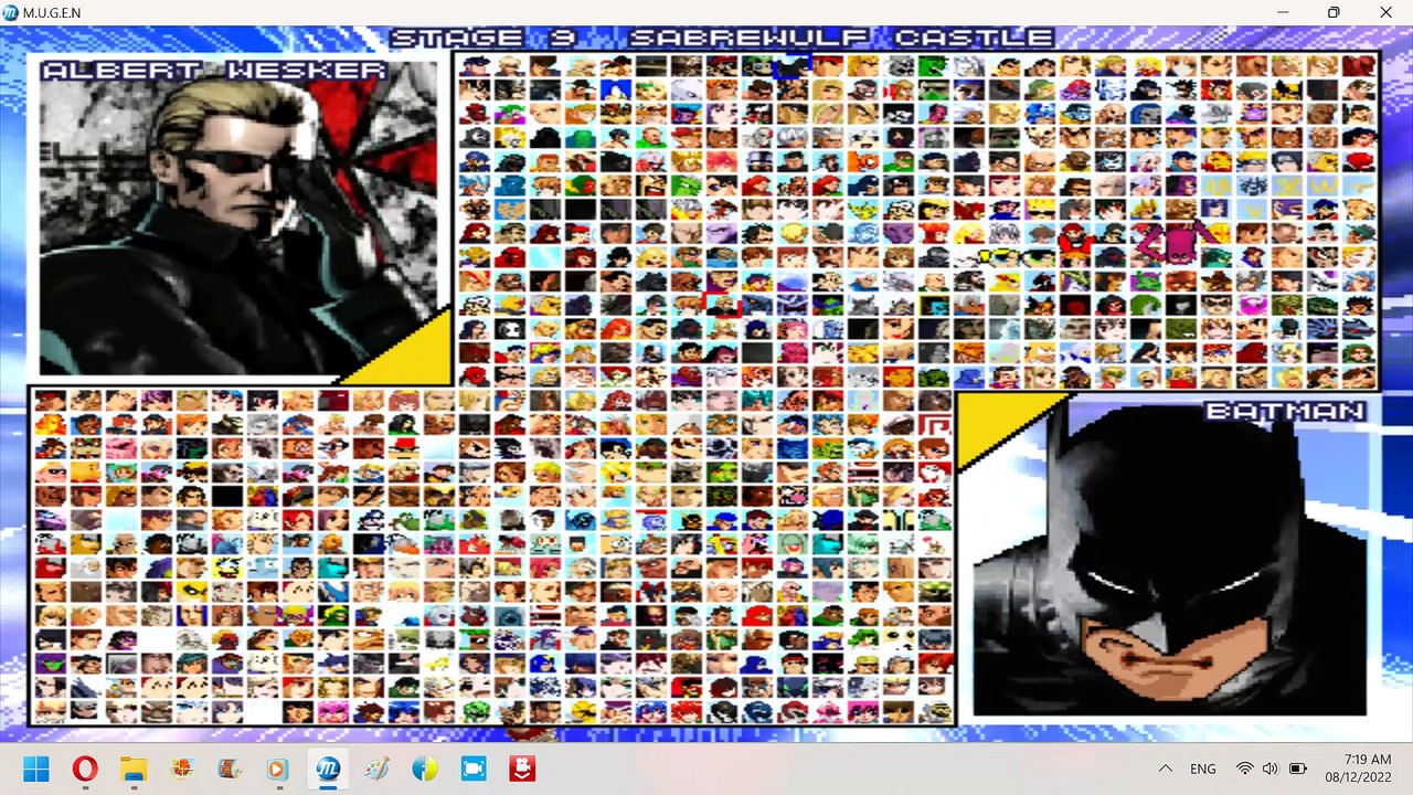 MUGEN - Albert Wesker vs Batman
